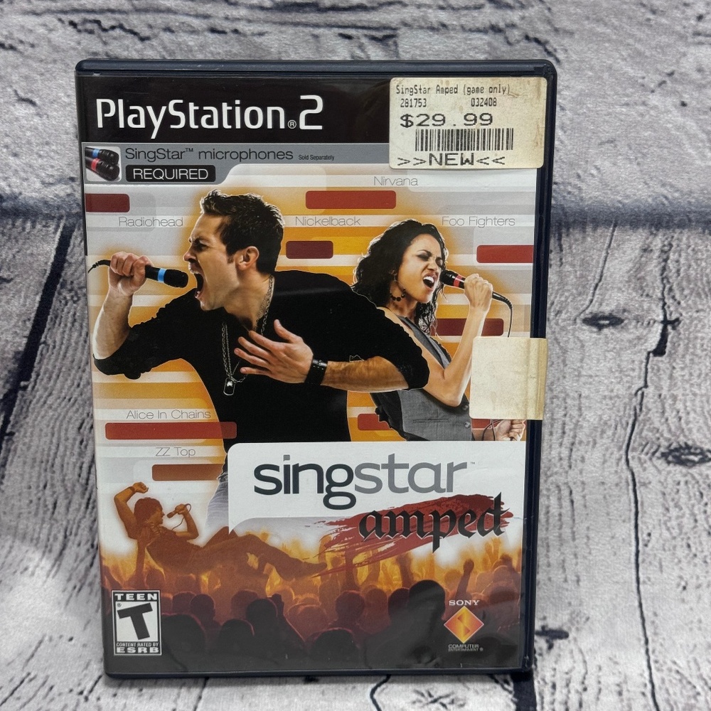 SingStar Amped PlayStation 2